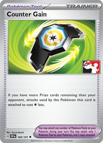 Surging Sparks Counter Gain [Prize-Pack] Pokémon card